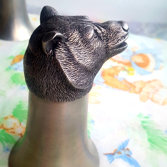 Vintage Bear Stirrup Cup Pewter - Picture 5 of 13